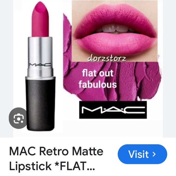 MAC Cosmetics Other - MAC Cosmetics Retro Matte Lipstick - a bright plum Colour-“flat out fabulous”